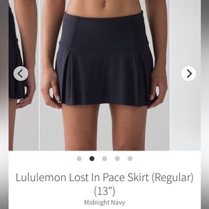 Lululemon lost in pace skirt